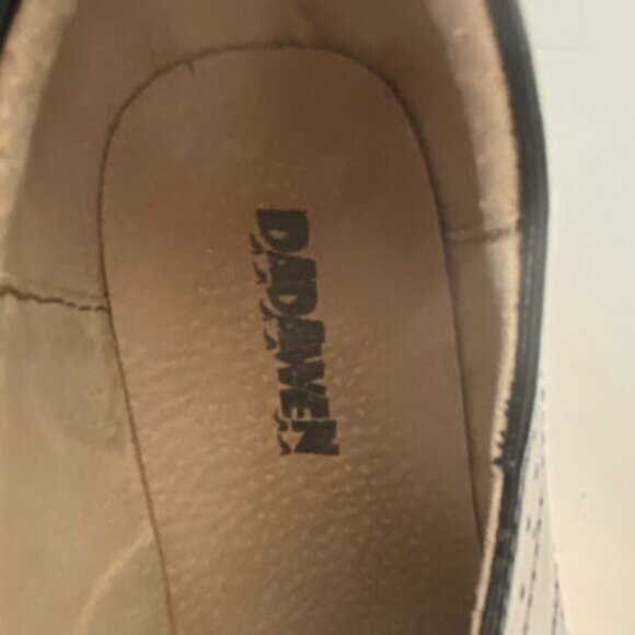 DADAWEN Patent Leather Women's Platform Wingtip Oxfords Size 8 - Picture 4 of 12